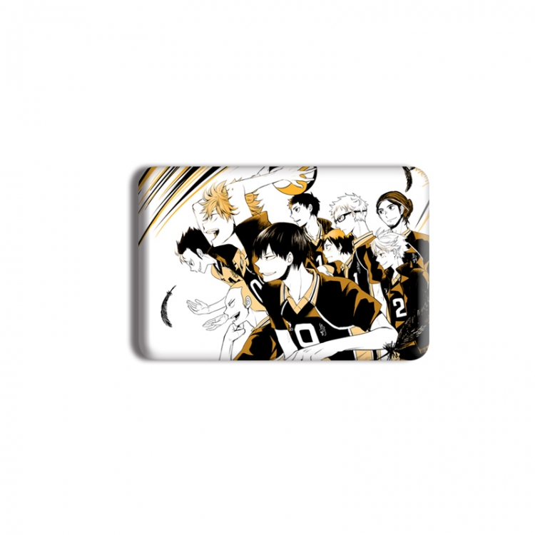 Haikyuu!! Anime square tinplate badge chest badge 40X60CM price for 5 pcs