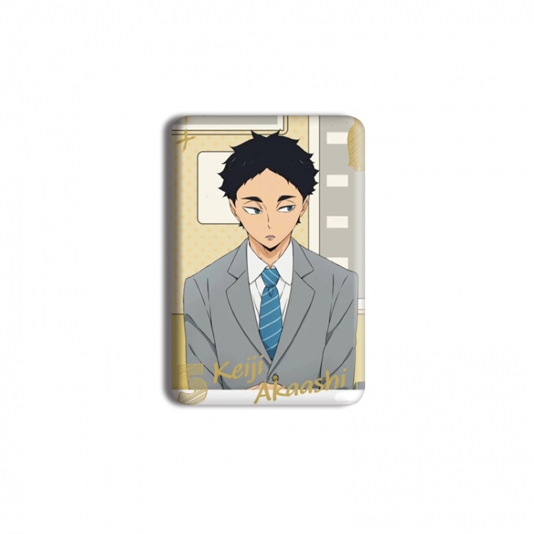 Haikyuu!! Anime square tinplate badge chest badge 40X60CM price for 5 pcs