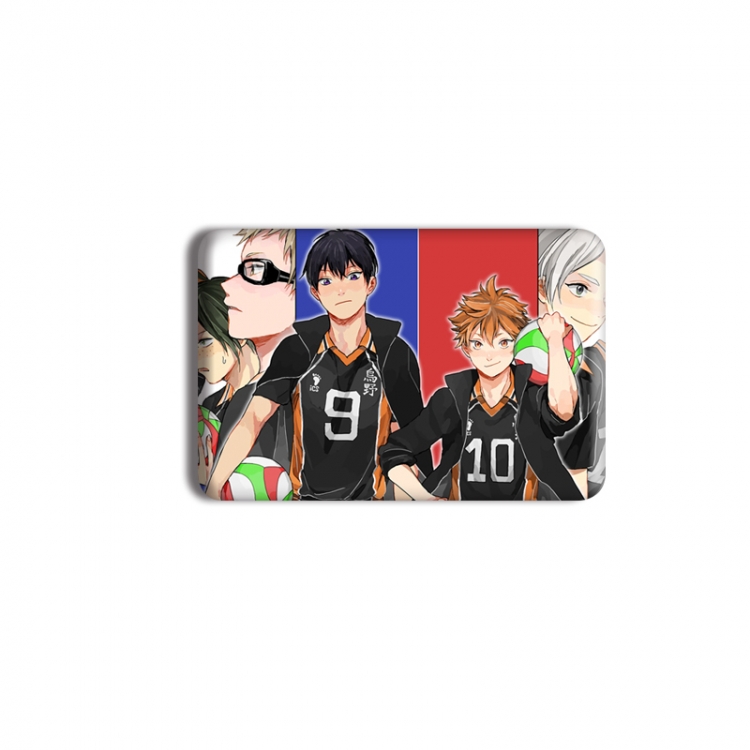 Haikyuu!! Anime square tinplate badge chest badge 40X60CM price for 5 pcs