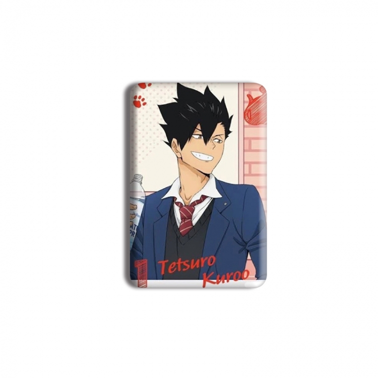 Haikyuu!! Anime square tinplate badge chest badge 40X60CM price for 5 pcs