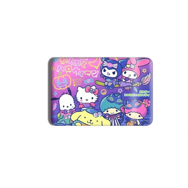 sanrio Anime square tinplate badge chest badge 40X60CM price for 5 pcs