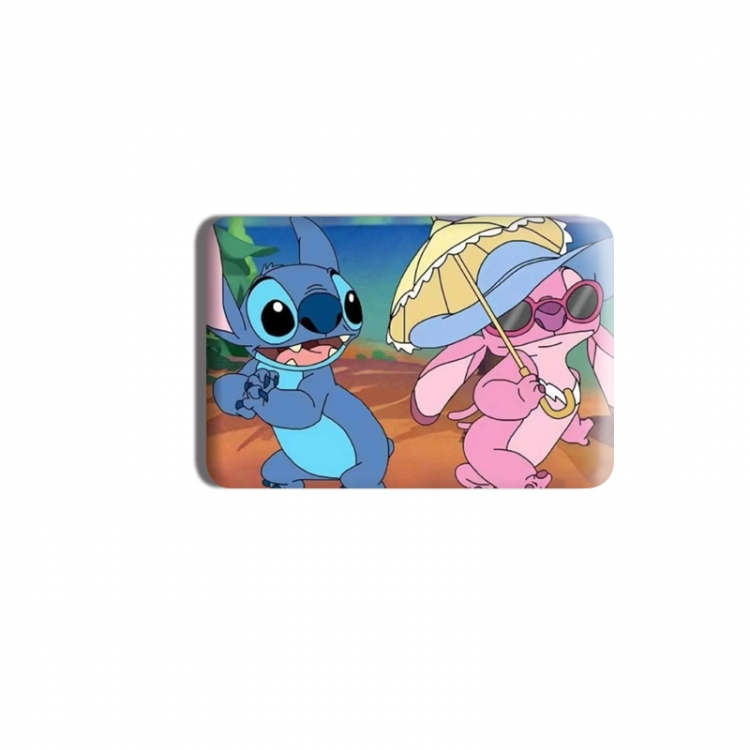 Lilo & Stitch Anime square tinplate badge chest badge 40X60CM price for 5 pcs