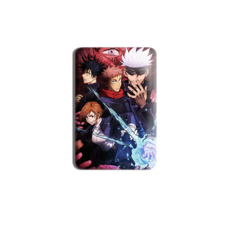 Jujutsu Kaisen Anime square tinplate badge chest badge 40X60CM price for 5 pcs