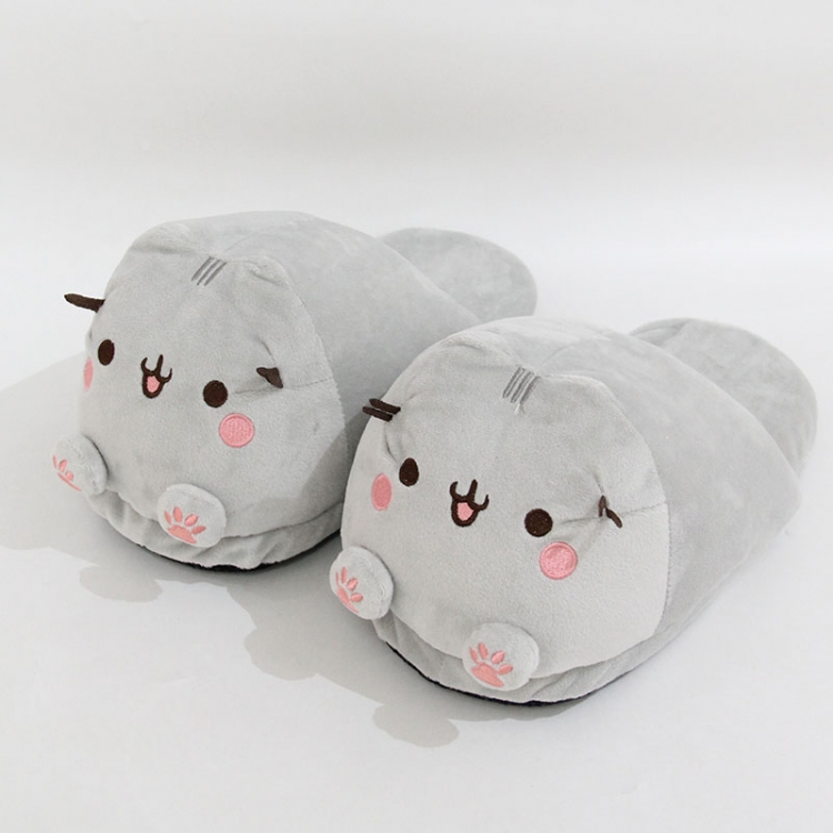 Pusheen Half pack shoes, plush shoes, slippers, 28cm