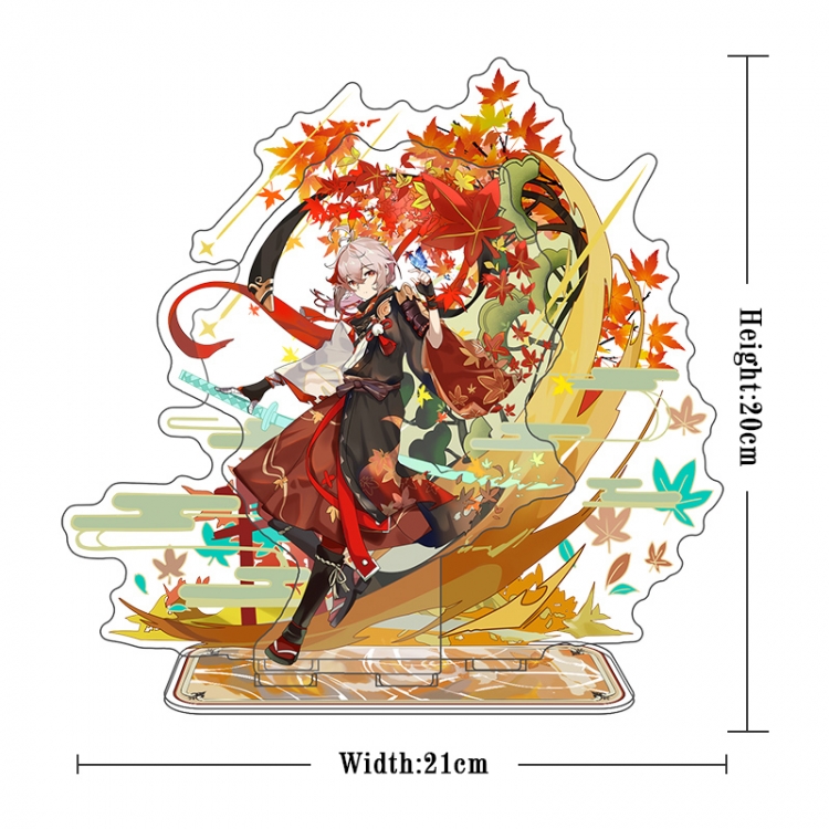 Genshin Impact Acrylic interlayer technology double-sided Standing Plates  stand figure 21CM