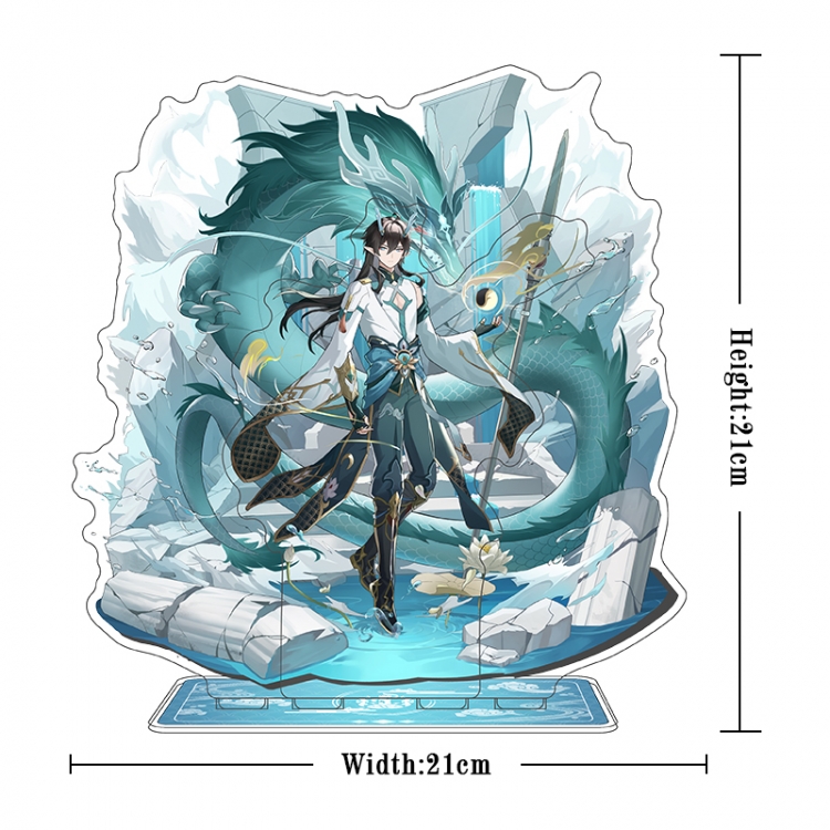 Honkai: Star Rail Acrylic interlayer technology double-sided Standing Plates stand figure 21CM