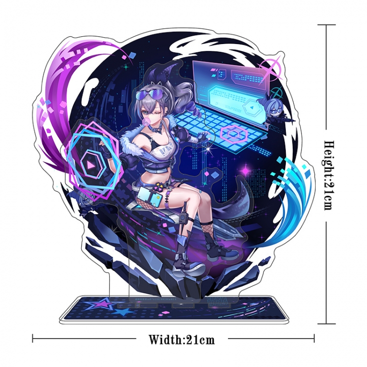 Honkai: Star Rail Acrylic interlayer technology double-sided Standing Plates stand figure 21CM