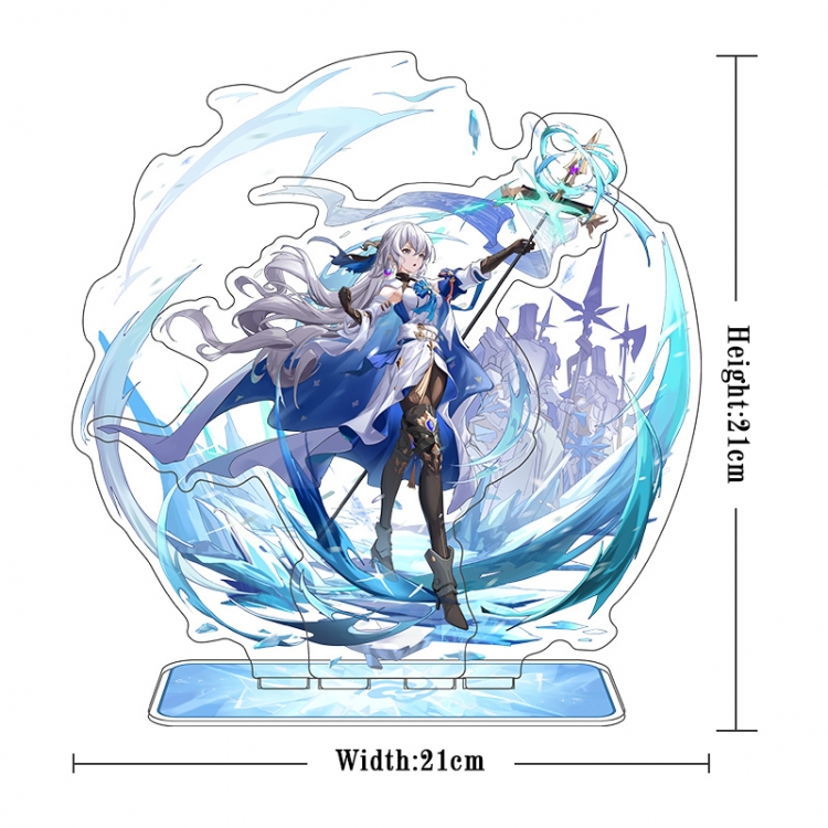 Honkai: Star Rail Acrylic interlayer technology double-sided Standing Plates stand figure 21CM