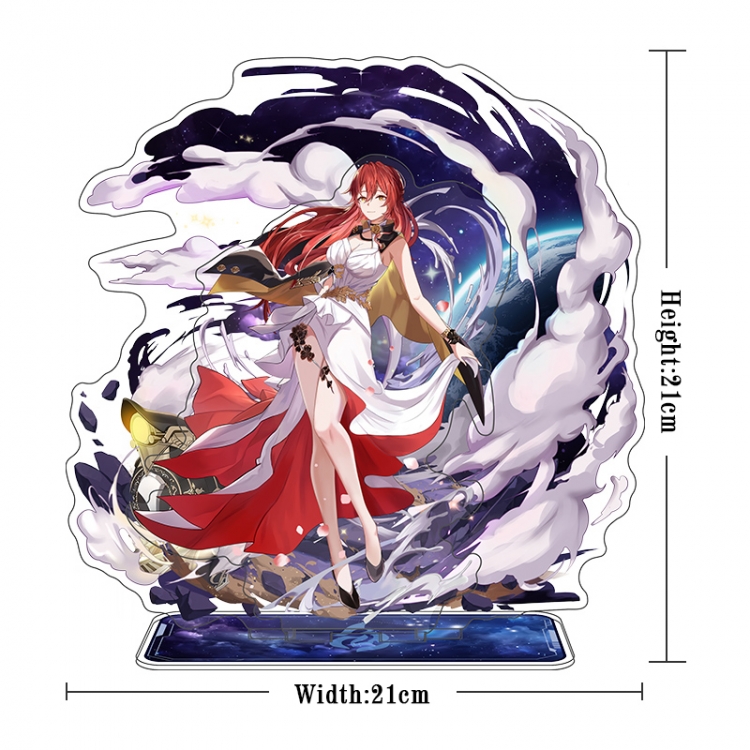 Honkai: Star Rail Acrylic interlayer technology double-sided Standing Plates stand figure 21CM