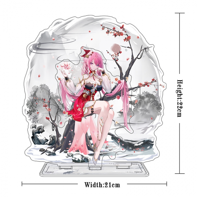 Honkai: Star Rail Acrylic interlayer technology double-sided Standing Plates stand figure 21CM