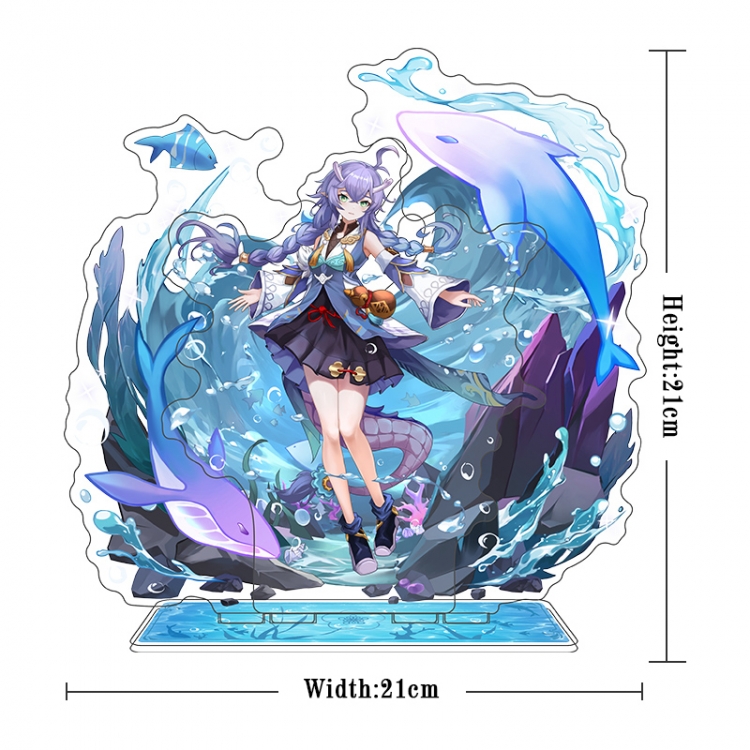 Honkai: Star Rail Acrylic interlayer technology double-sided Standing Plates stand figure 21CM