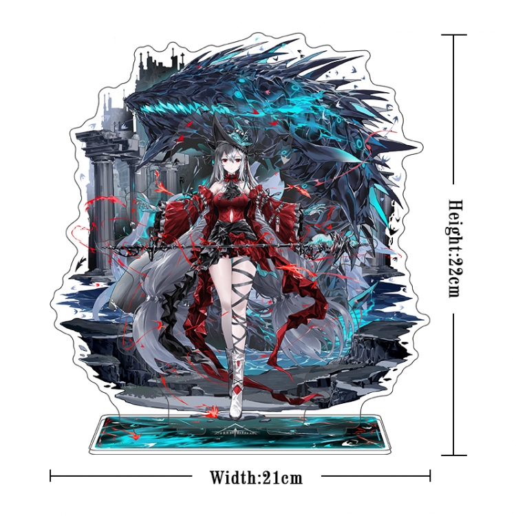 Arknights Acrylic interlayer technology double-sided Standing Plates stand figure 21CM