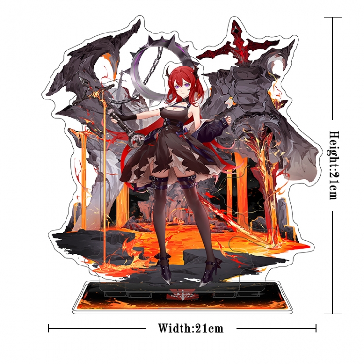 Arknights Acrylic interlayer technology double-sided Standing Plates stand figure 21CM