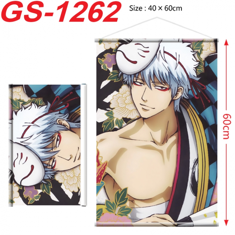 Gintama Anime digital printed pole style hanging picture Wall Scroll 40x60cm