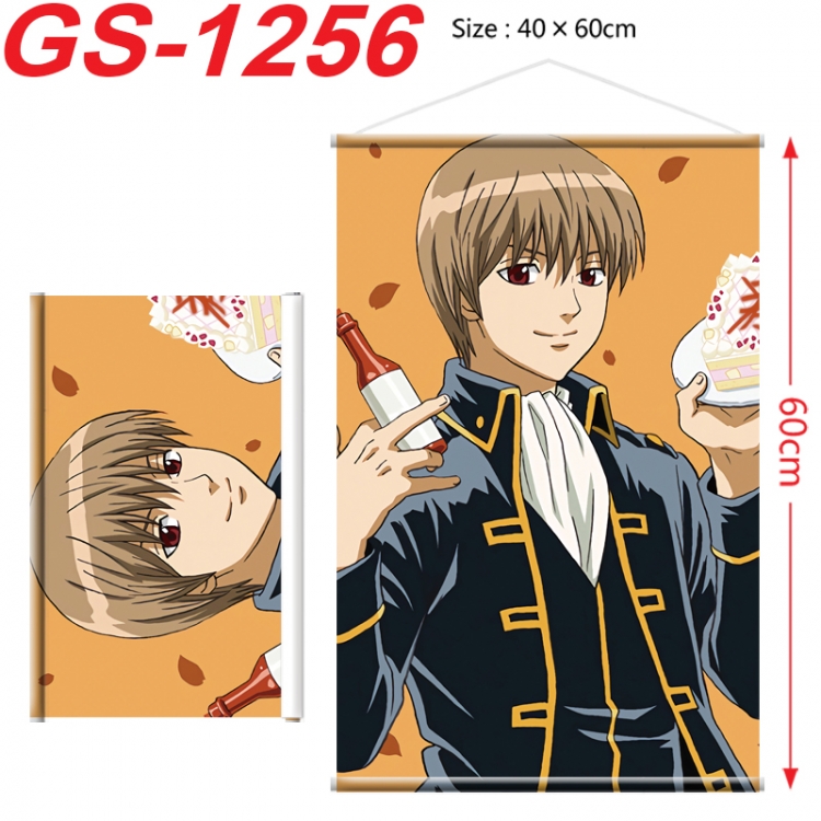 Gintama Anime digital printed pole style hanging picture Wall Scroll 40x60cm