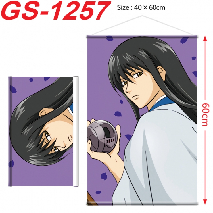 Gintama Anime digital printed pole style hanging picture Wall Scroll 40x60cm