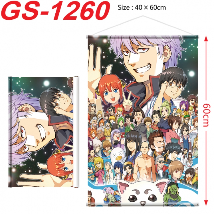 Gintama Anime digital printed pole style hanging picture Wall Scroll 40x60cm