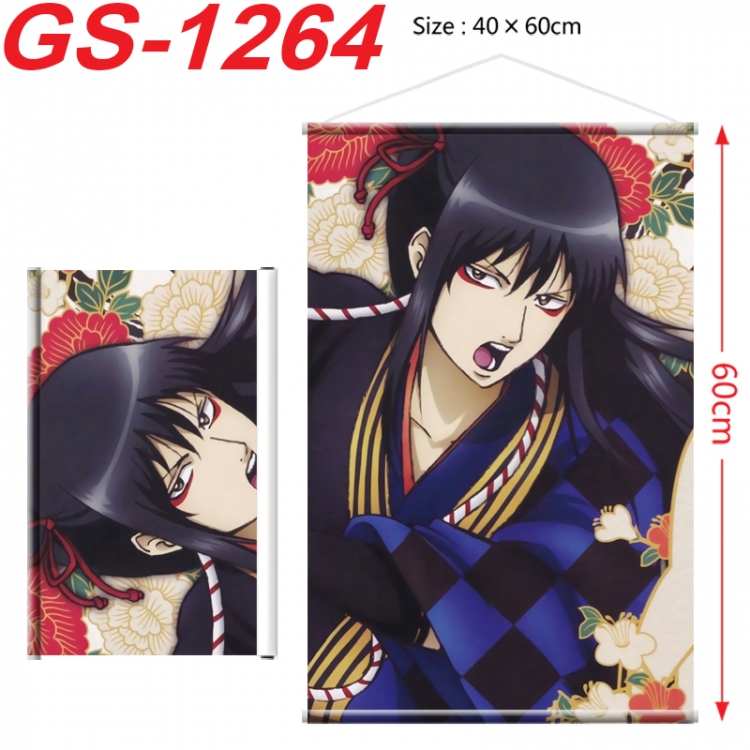 Gintama Anime digital printed pole style hanging picture Wall Scroll 40x60cm