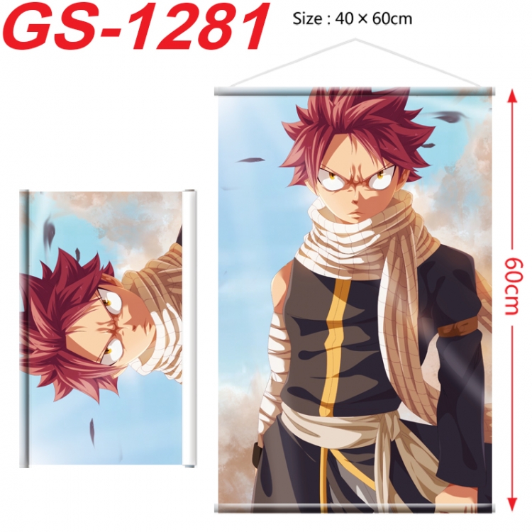 Fairy tail Anime digital printed pole style hanging picture Wall Scroll 40x60cm