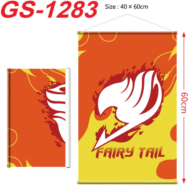 Fairy tail Anime digital printed pole style hanging picture Wall Scroll 40x60cm