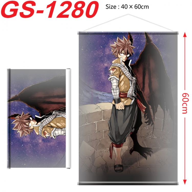 Fairy tail Anime digital printed pole style hanging picture Wall Scroll 40x60cm