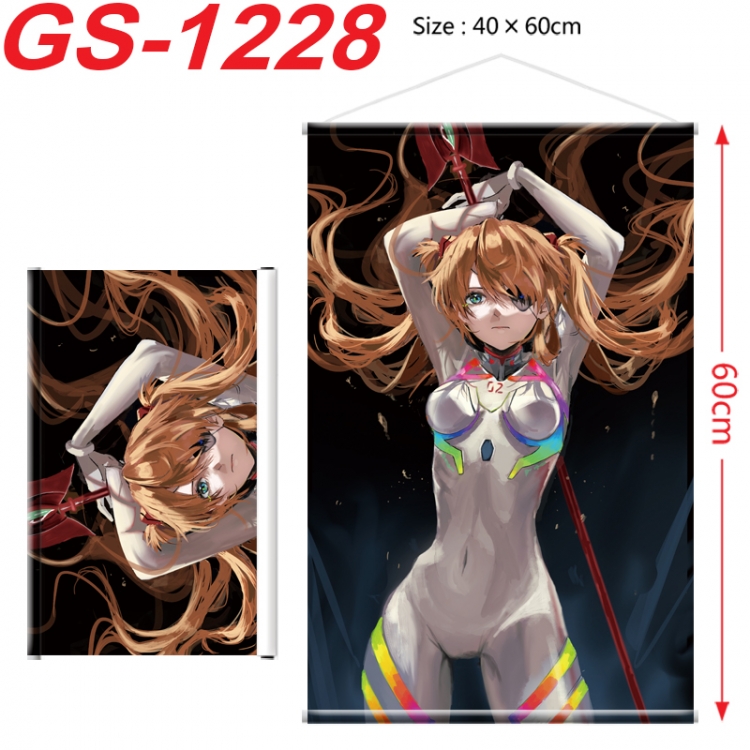 EVA  Anime digital printed pole style hanging picture Wall Scroll 40x60cm