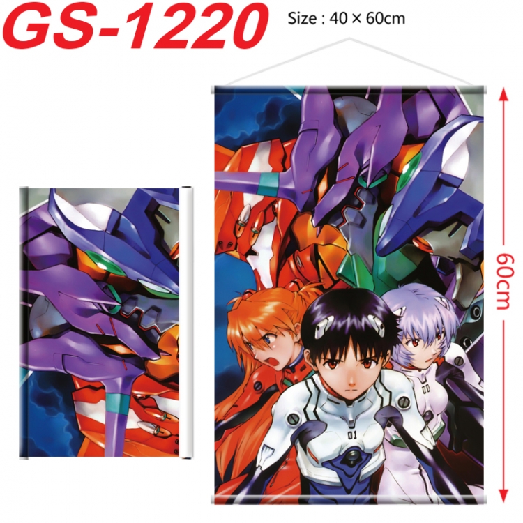 EVA  Anime digital printed pole style hanging picture Wall Scroll 40x60cm