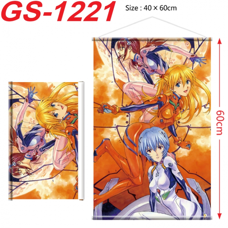 EVA  Anime digital printed pole style hanging picture Wall Scroll 40x60cm