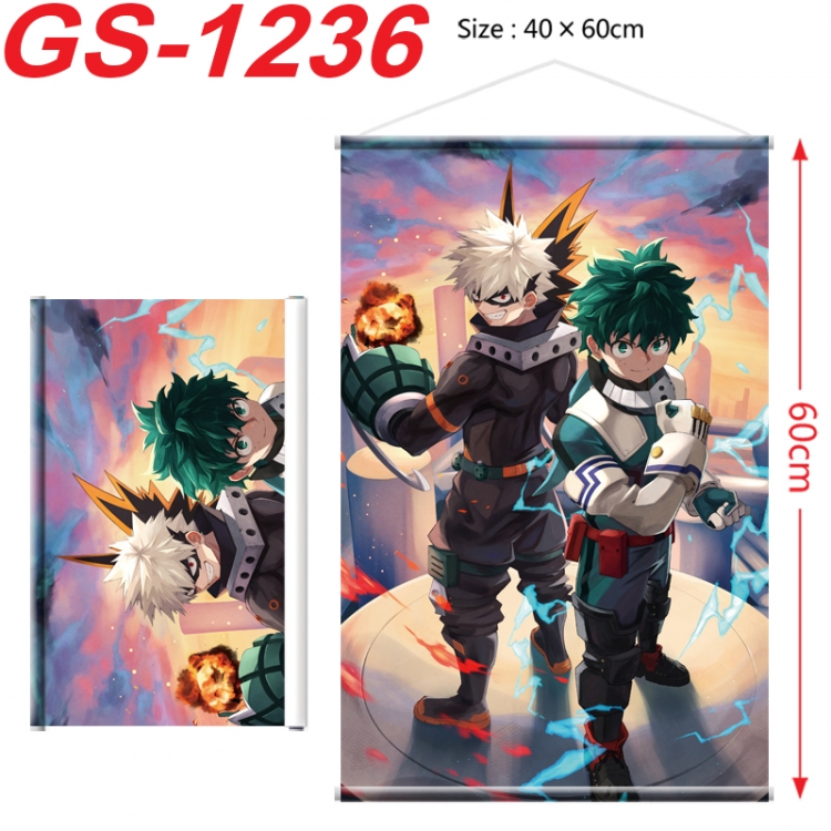 My Hero Academia Anime digital printed pole style hanging picture Wall Scroll 40x60cm