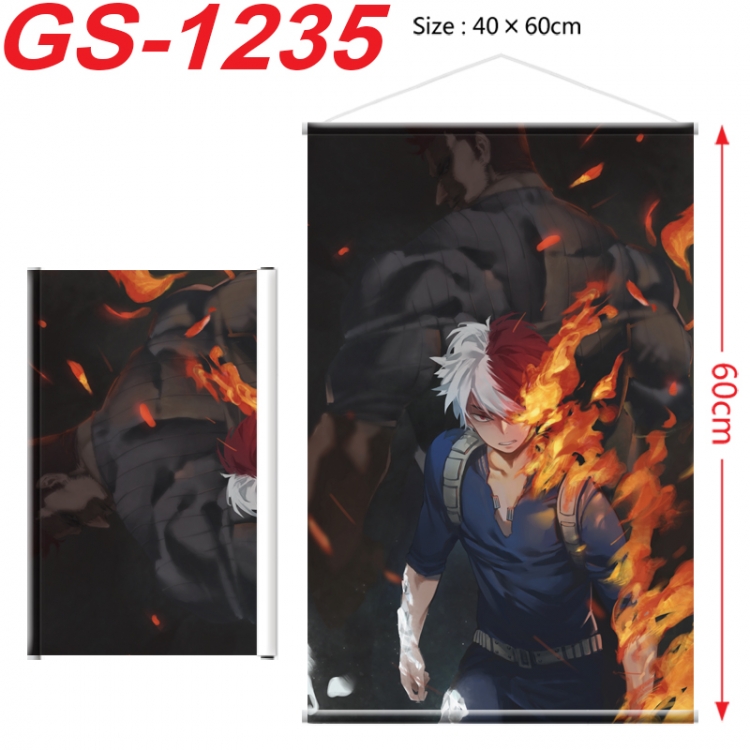 My Hero Academia Anime digital printed pole style hanging picture Wall Scroll 40x60cm