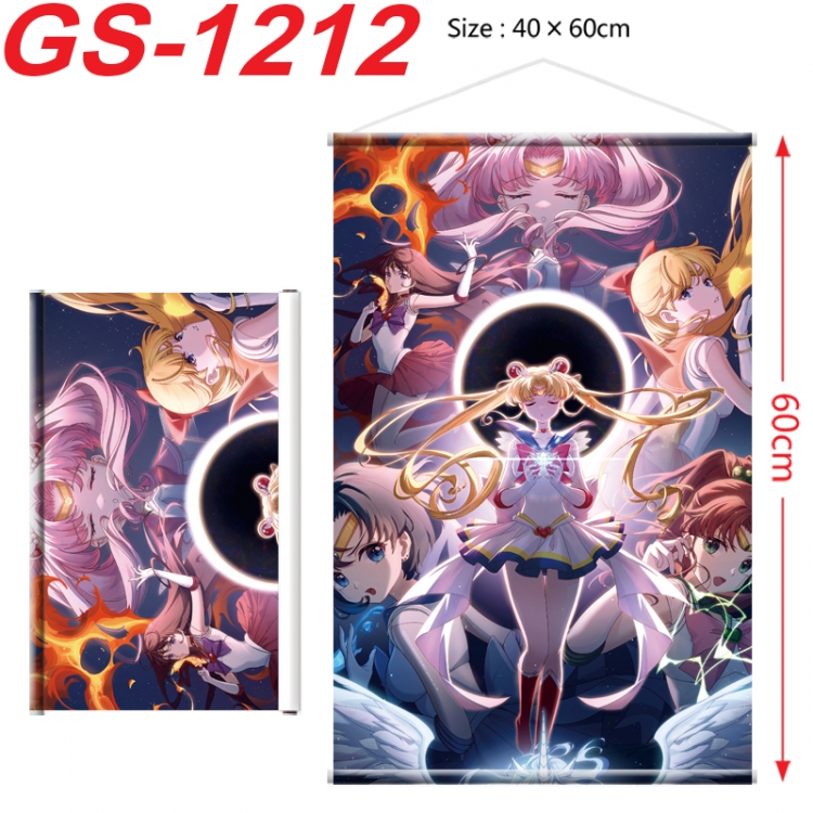 sailormoon Anime digital printed pole style hanging picture Wall Scroll 40x60cm