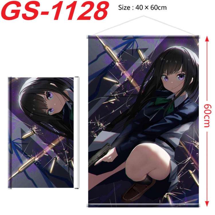 Lycoris Recoil Anime digital printed pole style hanging picture Wall Scroll 40x60cm