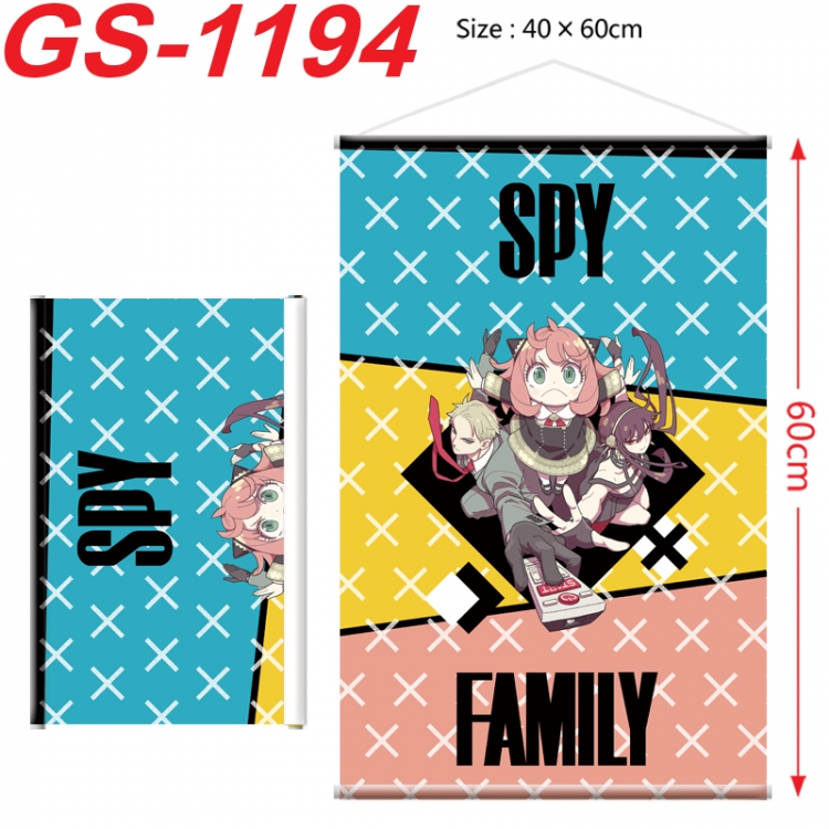 SPY×FAMILY Anime digital printed pole style hanging picture Wall Scroll 40x60cm