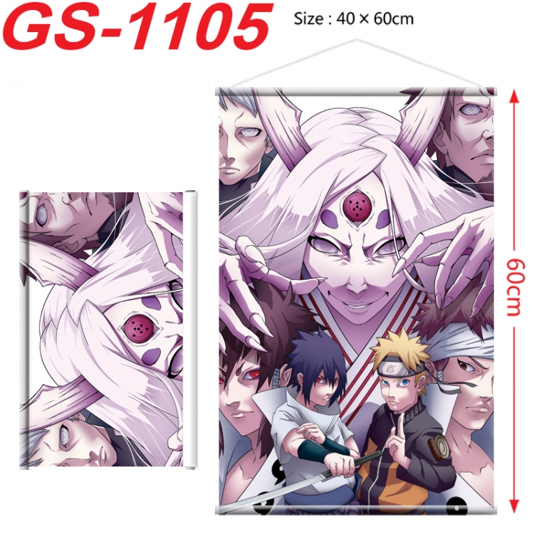 Naruto Anime digital printed pole style hanging picture Wall Scroll 40x60cm