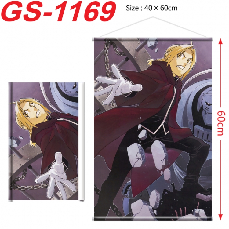 Fullmetal Alchemist Anime digital printed pole style hanging picture Wall Scroll 40x60cm