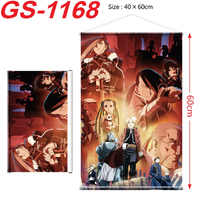 Fullmetal Alchemist Anime digital printed pole style hanging picture Wall Scroll 40x60cm