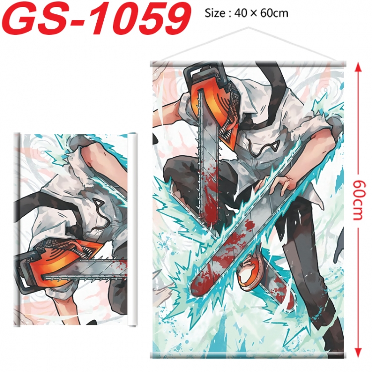 Chainsawman Anime digital printed pole style hanging picture Wall Scroll 40x60cm