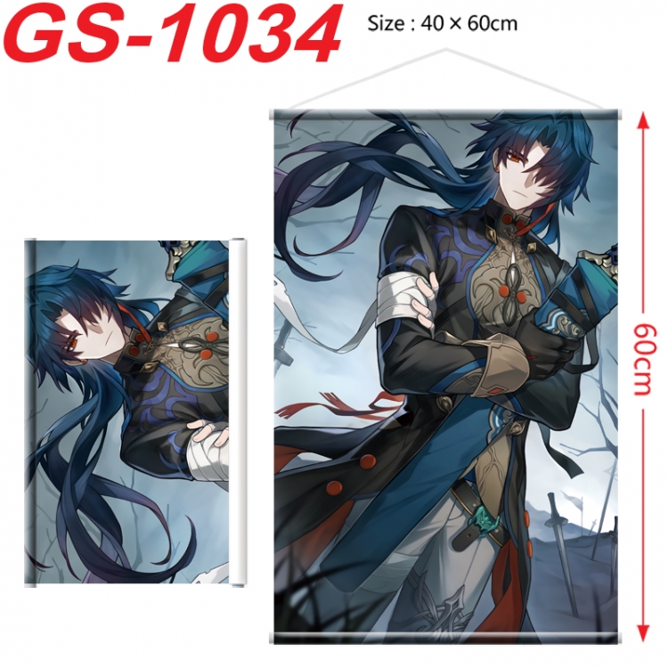  Honkai: Star Rail Anime digital printed pole style hanging picture Wall Scroll 40x60cm