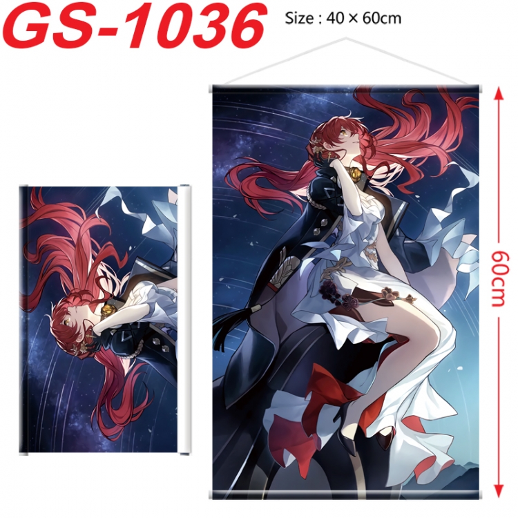  Honkai: Star Rail Anime digital printed pole style hanging picture Wall Scroll 40x60cm