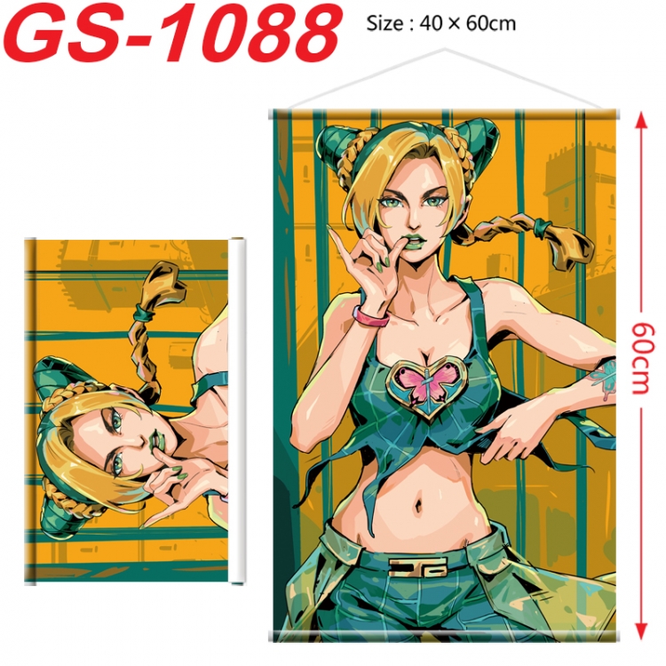 JoJos Bizarre Adventure Anime digital printed pole style hanging picture Wall Scroll 40x60cm