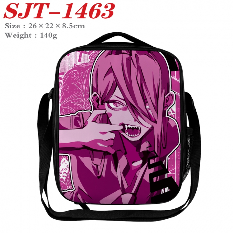 Chainsawman Anime Lunch Bag Crossbody Bag 26x22x8.5cm 