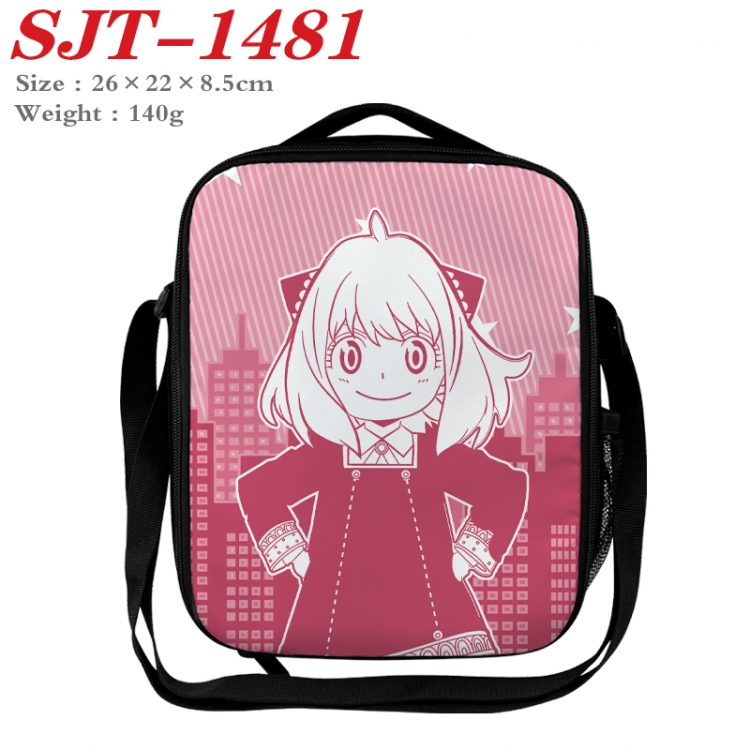 SPY×FAMILY Anime Lunch Bag Crossbody Bag 26x22x8.5cm 