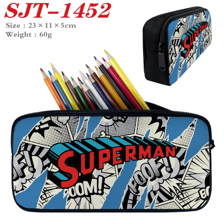  Superheroes Anime nylon student pencil case 23x11x5cm 