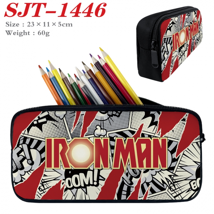  Superheroes Anime nylon student pencil case 23x11x5cm 