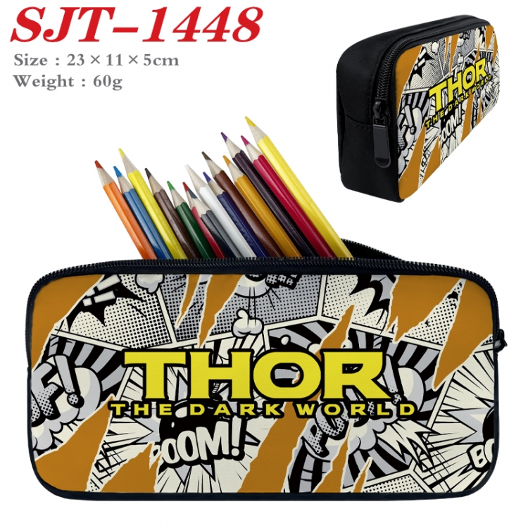  Superheroes Anime nylon student pencil case 23x11x5cm 