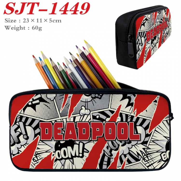  Superheroes Anime nylon student pencil case 23x11x5cm 