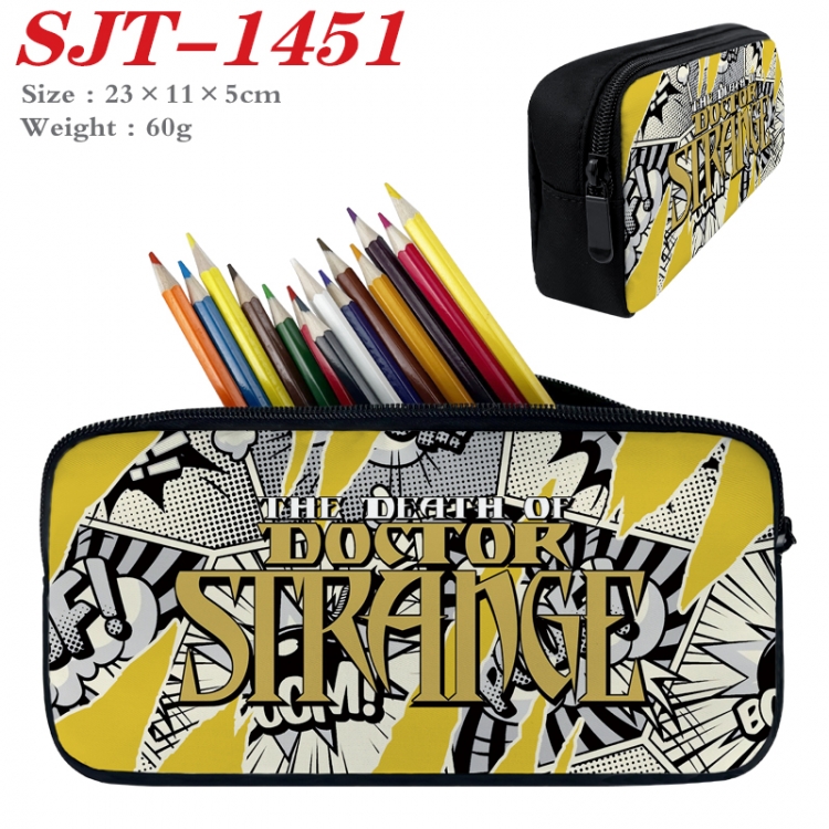  Superheroes Anime nylon student pencil case 23x11x5cm 