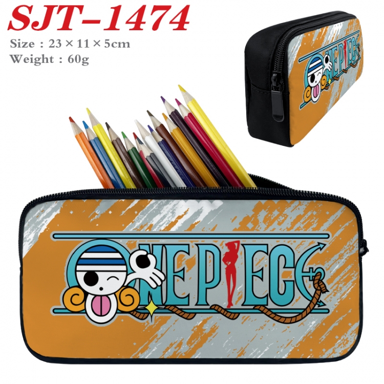  One Piece Anime nylon student pencil case 23x11x5cm 