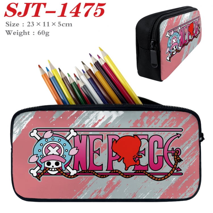  One Piece Anime nylon student pencil case 23x11x5cm 