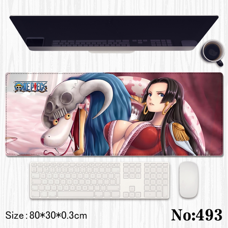 One Piece Anime peripheral computer mouse pad office desk pad multifunctional pad 80X30X0.3cm